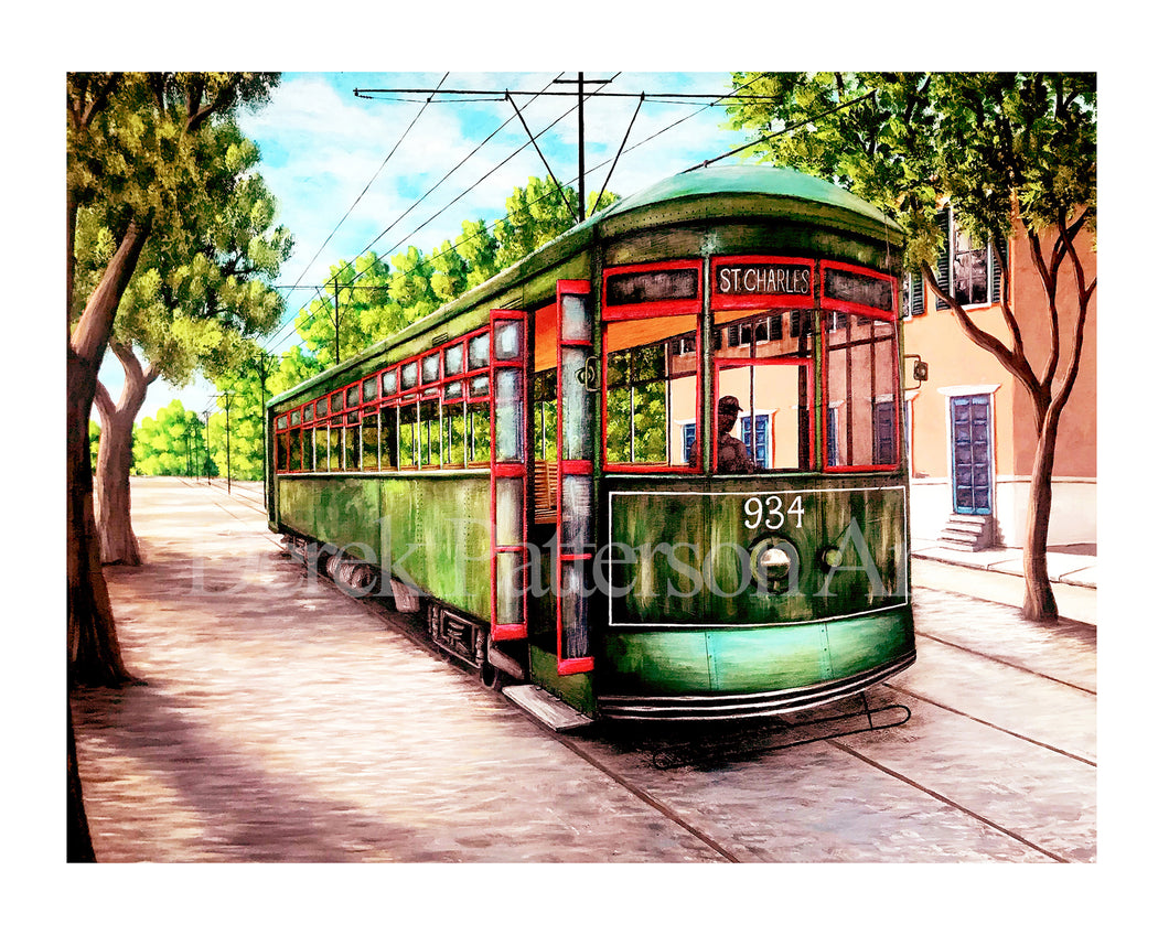 Trolley on St. Charles